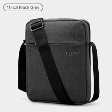 Tigernu bolso de mensajero, gris y negro, 11inch, resistente al agua y para iPad