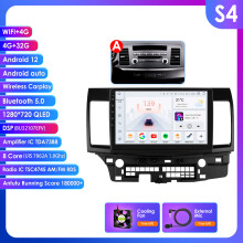 Hizpo 2Din 10.1 tuumisen Android Auto -autoradio, GPS-navigointi, CarPlay, Mitsubishi Lancer 2007-2012