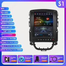 Hizpo Autoradio, 9,7 Zoll Android 13 Display, kabelloses CarPlay und Android Auto, für Opel Astra J und Buick Verano