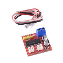 MX1919 2-Kanaals Motorstuurmodule 2,5A Dubbele H-Brug Stappenmotorstuurkaart PWM-Snelheidsregeling voor Slimme Auto-Robots