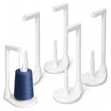 Lot de 5 Supports de Bobines de Fil pour Machine Ă Coudre, pour une Alimentation Fluide Du Fil Lors de la Couture, Du Quilting, de la Broderie et