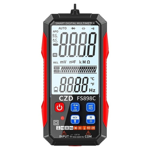 Rechargeable Digital Testing Multimeter Display for  Anti-Burn Universal Meter Electrician Maintenance Multimeter