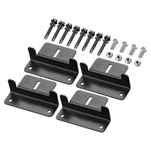 1 Kit de Fixation pour Panneau Solaire PhotovoltaĂŻque, Support de Type Z en Aluminium pour Toit de Voiture, Bateau, Camping-Car ou Yacht