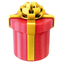 Puzzle Gift Box,Prank Gifts,Prank Gifts for Adults,Money Puzzle,Annoying Nested Screw Gift Box,for Christmas Red