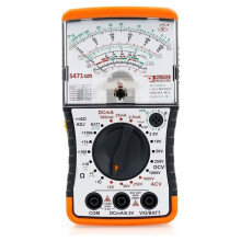 NJTY S471 Zeigermultimeter, Analoges Multimeter, 1000-V-Tester, Wechsel-/Gleichspannung, Gleichstrom, Widerstand, Nadelanzeige, Universalmessgerät