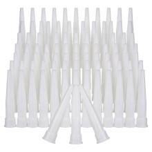 100Pcs Universal Caulking Gun Nozzles Plastic Glass Glue Nozzles Sealant Silicone Caulking Tips Seam Caulking Tools