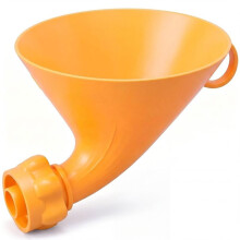 RV Water Inlet Funnel 3.6 Inch Wide Mouth Filler, Travel Trailer  Accessories, Quick Fill Tank Jug Inlet Orang