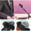 2PCS Microphone Strap for  Mic  Mic Sleeve Holder for Speech, Livestream, Interview, Wedding Handheld Microphone 4