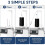 5Pack Thread Spool Holder Stand for Sewing Machine,for Smoother Feeding During Sewing,Quilting, Embroidery,and Crafting. 3