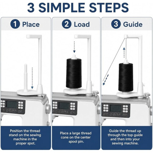 5Pack Thread Spool Holder Stand for Sewing Machine,for Smoother Feeding During Sewing,Quilting, Embroidery,and Crafting. 2