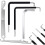 Window Mounting Tool Allen Key Set for Window and Balcony Doors,5-Piece Window Tool 1