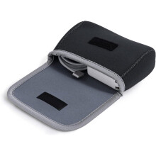 Storage Case Carrying Bag for Electronic Accessories, Waterproof Neoprene Organizer for External Hard Drive Charger Mouse Cables and USB Devices