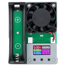 5V 1-Channel Li-Ion Battery Charge Discharge Tester Air Cooling 18650 Capacity Tester Type-C Slow Charge Discharge