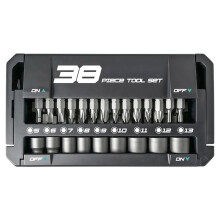 38-in-1 Premium Ratchet Socket Wrench Set Multi-Function External Hex Quick Wrench for Auto Repair Hand Tools