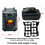 For  10x21700 Battery Case Kit 4Toll High-Power Full Decoding Dual Charger Protection Board for  Power Tools 4