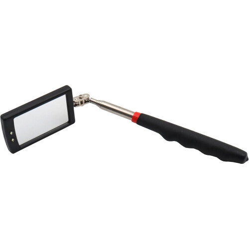 Hilka Hilka 34" Telescopic Inspection Mirror LED Light 2