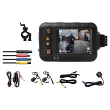 2 Inch Screen 1080p Motorcycle DVR Dash Cam Front+Rear View Camera Motorbike DVR System with G Sensor Parking Monitor
