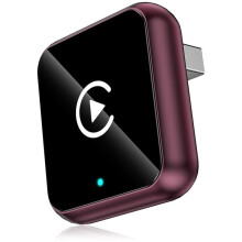 Wireless CarPlay Dongle with WiFi, Plug& Converter, Support Media Playback Navigation