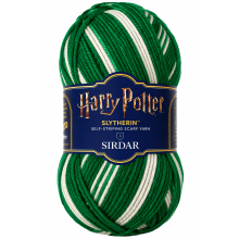 Harry Potter Scarf Self-Striping Yarn - Slytherin