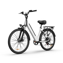 URLIFE E26 Electric Bike, 10.4Ah Battery, White