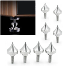4PCS Speaker Stand Feet M6 M8 Isolation Spikes Cone Floor Foot Pads for HiFi Amplifier CD Player Turntable Subwoofer M6