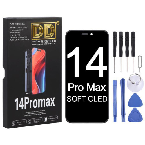 Vhodné pro iPhone 14 Pro Max flexibilní dotykovou OLED LCD sestavu