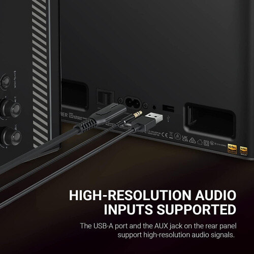 Edifier Edifier QD35 Hi-Res Bluetooth 40W Speaker for TV/MAC/PC/Laptop - Black 2