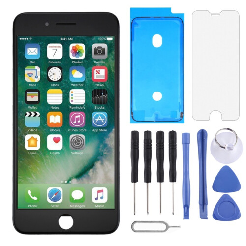(White) Tela LCD três em um de 4,7 polegadas adequada para iPhone 8 feita de material TFT