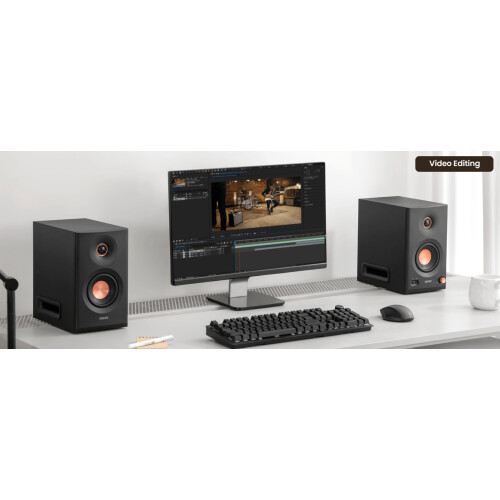 Edifier Edifier MR5 Hi-Res Black Active Bookshelf Studio TV/MAC/PC Speakers/Monitors 2