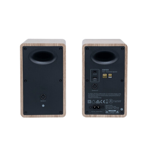 Edifier Edifier M60 Hi-Res Oak Active Bookshelf BT Studio Speakers/Monitors with Stands 2