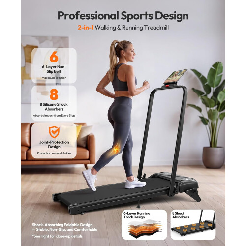 2-in-1 Treadmill Walking Pad 2
