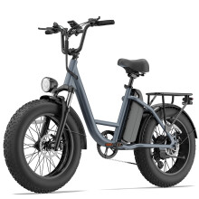 URLIFE E20 Pro Electric Bike, 15.6Ah Battery,Gray