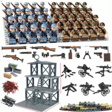 40pcs Special Forces Army Figures Set - Military Toy Soldiers & Weapon