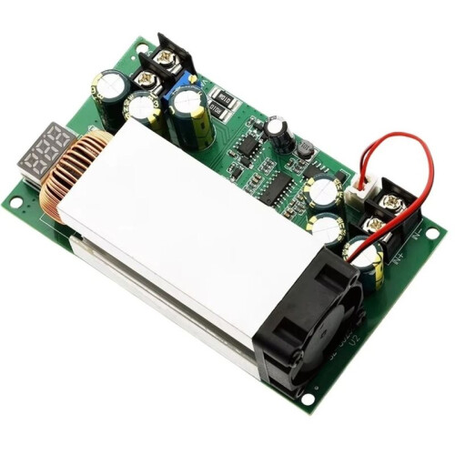 600W 25A  Step-Down Converter Adjustable Voltage Regulator Module with Digital Display for 12V-75V Input Power Supply 1