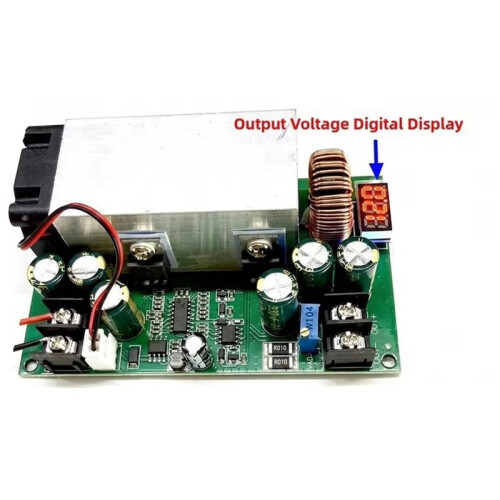 600W 25A  Step-Down Converter Adjustable Voltage Regulator Module with Digital Display for 12V-75V Input Power Supply 2