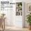 Homcom (White) HOMCOM Bookcase with Drawers Narrow Storage Adjustable Shelves 4