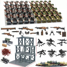 40pcs Special Forces Army Figures Set - Military Toy Soldiers & Weapon