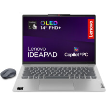 Lenovo IdeaPad Slim 5x Snapdragon X Plus Powered AI Copilot+ PC 14 Inch OLED Full HD 32GB RAM 1TB SSD Windows 11 Includes Bluetooth Silent Mouse