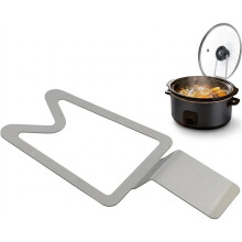 Slow Cooker Lid Holder Fit for  Stainless Steel Stand Space Saving Silve