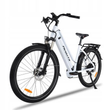 bicicletta elettrica Hedatx TX10 45KM-h 48V 15,6Ah 500W freni a disco idraulici bianchi