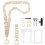 Kit de Bricolage pour Cordon Élastique, Cordon Extensible pour Poignet et Cou, Porte-Badge et Clés 2