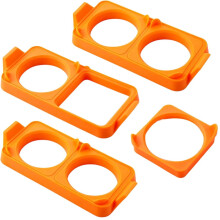 Anéis de Silicone para Ovos Na Chapa, Anéis de Silicone À Prova de Vazamentos, Próprios para Alimentos, com Cabo Resistente Ao Calor, Acessórios