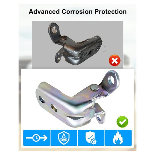 Driver Door Hinge Front Left Fit for   Frontier Titan Titan XD 2004-2018 Replacement 80401-4Z030 2