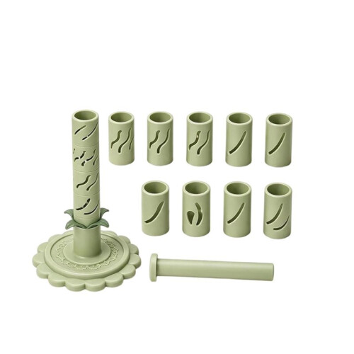 Modular Clay Bloom Maker, Reusable Press Mold for Polymer & Clay Flowers with 9 Pattern Sleeves 1