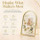 Keepsake Frame DIY Hand Foot & Pet Print Kit, Double Glass Floating Memory Display, Side Opening Shadow Box Gift 8