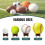 4 Pack Wood  Stand Holder for Baseball  Tennis Softball - Solid Walnut Finish Display Base Small 2
