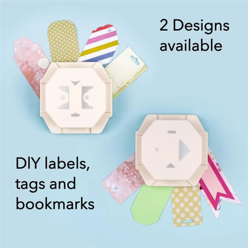 4-in-1 Tag Punch for Paper Crafts - Create Beautiful Labels and Tags for DIY Projects 2