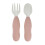 BEABA Lot de 2 pré-couverts inox Barbe à Papa 1