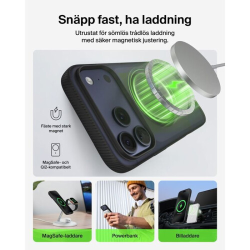 Belkin Custodia per telefono mobile Belkin SheerForce Grip nera 2