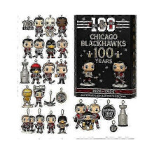 (B Chicago Blackhawks blind box)Chicago Bears Week 105 Christmas Blind Box Christmas Tree Decoration Acrylic Pendant